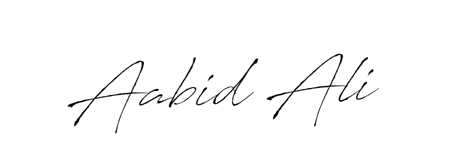 Create a beautiful signature design for name Aabid Ali. With this signature (Antro_Vectra) fonts, you can make a handwritten signature for free. Aabid Ali signature style 6 images and pictures png