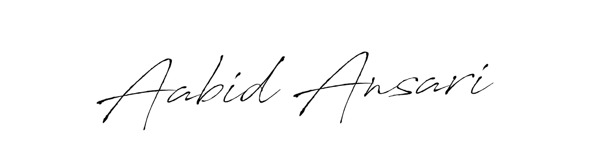 Create a beautiful signature design for name Aabid Ansari. With this signature (Antro_Vectra) fonts, you can make a handwritten signature for free. Aabid Ansari signature style 6 images and pictures png