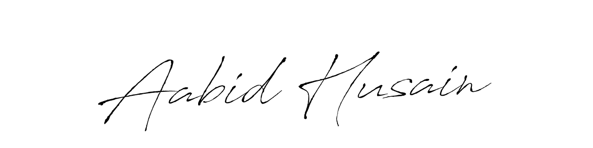 How to make Aabid Husain name signature. Use Antro_Vectra style for creating short signs online. This is the latest handwritten sign. Aabid Husain signature style 6 images and pictures png
