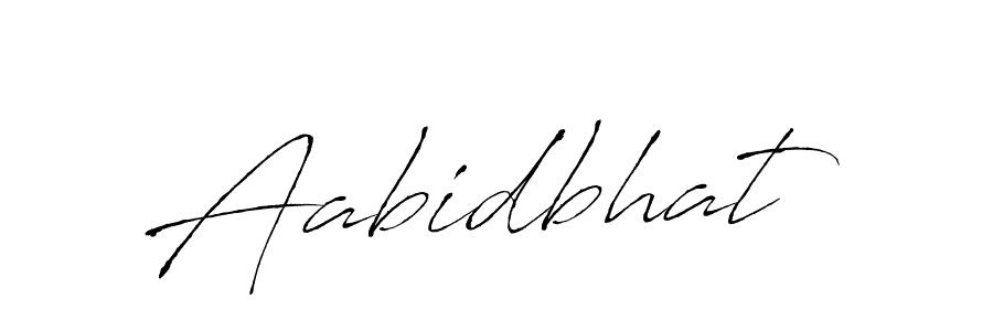 How to make Aabidbhat signature? Antro_Vectra is a professional autograph style. Create handwritten signature for Aabidbhat name. Aabidbhat signature style 6 images and pictures png