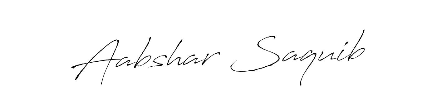 Use a signature maker to create a handwritten signature online. With this signature software, you can design (Antro_Vectra) your own signature for name Aabshar Saquib. Aabshar Saquib signature style 6 images and pictures png