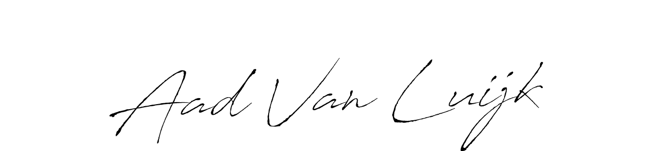 Design your own signature with our free online signature maker. With this signature software, you can create a handwritten (Antro_Vectra) signature for name Aad Van Luijk. Aad Van Luijk signature style 6 images and pictures png