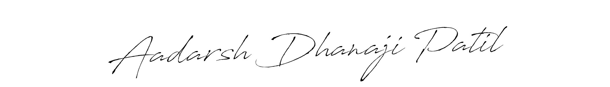 Make a short Aadarsh Dhanaji Patil signature style. Manage your documents anywhere anytime using Antro_Vectra. Create and add eSignatures, submit forms, share and send files easily. Aadarsh Dhanaji Patil signature style 6 images and pictures png