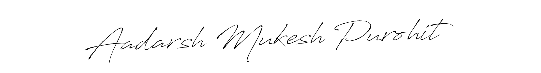 Make a beautiful signature design for name Aadarsh Mukesh Purohit. Use this online signature maker to create a handwritten signature for free. Aadarsh Mukesh Purohit signature style 6 images and pictures png