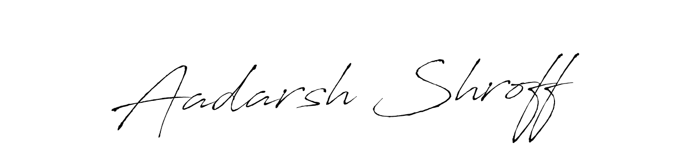 Also we have Aadarsh Shroff name is the best signature style. Create professional handwritten signature collection using Antro_Vectra autograph style. Aadarsh Shroff signature style 6 images and pictures png