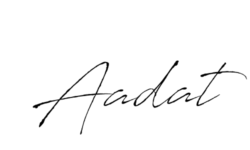 The best way (Antro_Vectra) to make a short signature is to pick only two or three words in your name. The name Aadat include a total of six letters. For converting this name. Aadat signature style 6 images and pictures png