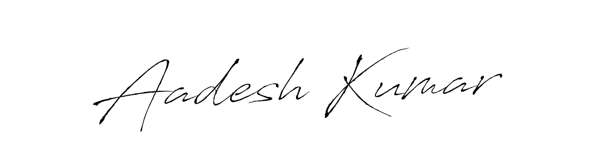 Aadesh Kumar stylish signature style. Best Handwritten Sign (Antro_Vectra) for my name. Handwritten Signature Collection Ideas for my name Aadesh Kumar. Aadesh Kumar signature style 6 images and pictures png