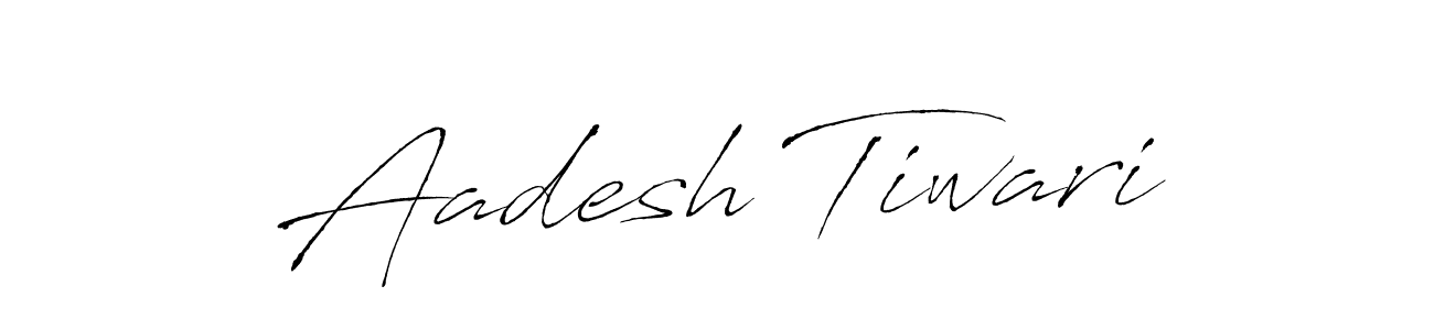 You can use this online signature creator to create a handwritten signature for the name Aadesh Tiwari. This is the best online autograph maker. Aadesh Tiwari signature style 6 images and pictures png