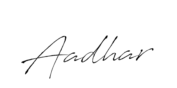 Make a beautiful signature design for name Aadhar. With this signature (Antro_Vectra) style, you can create a handwritten signature for free. Aadhar signature style 6 images and pictures png