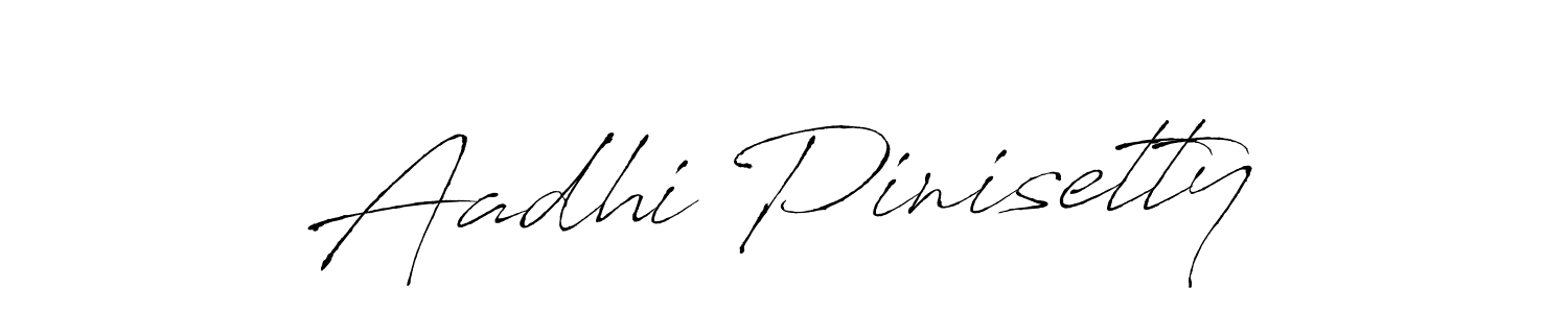 Antro_Vectra is a professional signature style that is perfect for those who want to add a touch of class to their signature. It is also a great choice for those who want to make their signature more unique. Get Aadhi Pinisetty name to fancy signature for free. Aadhi Pinisetty signature style 6 images and pictures png