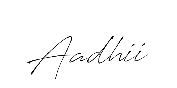 Antro_Vectra is a professional signature style that is perfect for those who want to add a touch of class to their signature. It is also a great choice for those who want to make their signature more unique. Get Aadhii name to fancy signature for free. Aadhii signature style 6 images and pictures png