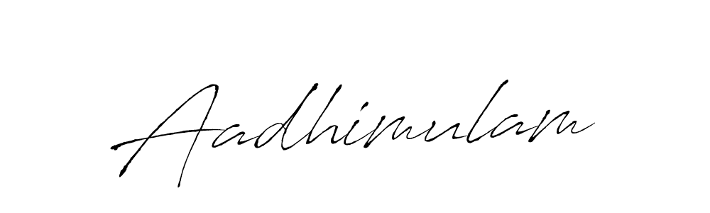 Design your own signature with our free online signature maker. With this signature software, you can create a handwritten (Antro_Vectra) signature for name Aadhimulam. Aadhimulam signature style 6 images and pictures png