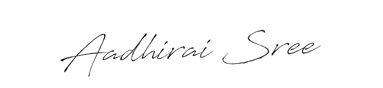 Antro_Vectra is a professional signature style that is perfect for those who want to add a touch of class to their signature. It is also a great choice for those who want to make their signature more unique. Get Aadhirai Sree name to fancy signature for free. Aadhirai Sree signature style 6 images and pictures png