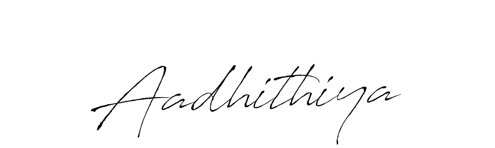 Aadhithiya stylish signature style. Best Handwritten Sign (Antro_Vectra) for my name. Handwritten Signature Collection Ideas for my name Aadhithiya. Aadhithiya signature style 6 images and pictures png