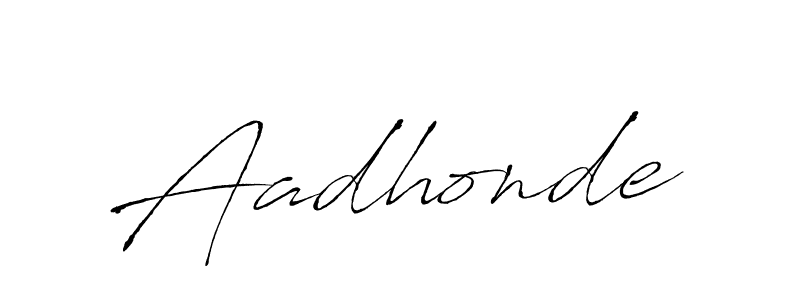 Aadhonde stylish signature style. Best Handwritten Sign (Antro_Vectra) for my name. Handwritten Signature Collection Ideas for my name Aadhonde. Aadhonde signature style 6 images and pictures png
