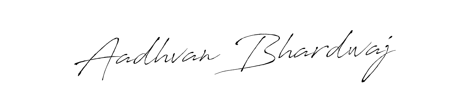 How to make Aadhvan Bhardwaj name signature. Use Antro_Vectra style for creating short signs online. This is the latest handwritten sign. Aadhvan Bhardwaj signature style 6 images and pictures png