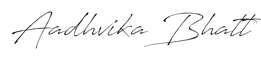 Aadhvika Bhatt stylish signature style. Best Handwritten Sign (Antro_Vectra) for my name. Handwritten Signature Collection Ideas for my name Aadhvika Bhatt. Aadhvika Bhatt signature style 6 images and pictures png