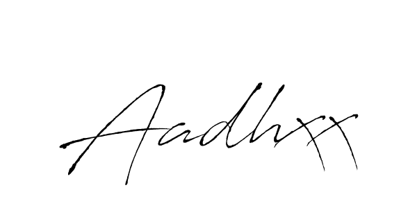 How to make Aadhxx name signature. Use Antro_Vectra style for creating short signs online. This is the latest handwritten sign. Aadhxx signature style 6 images and pictures png