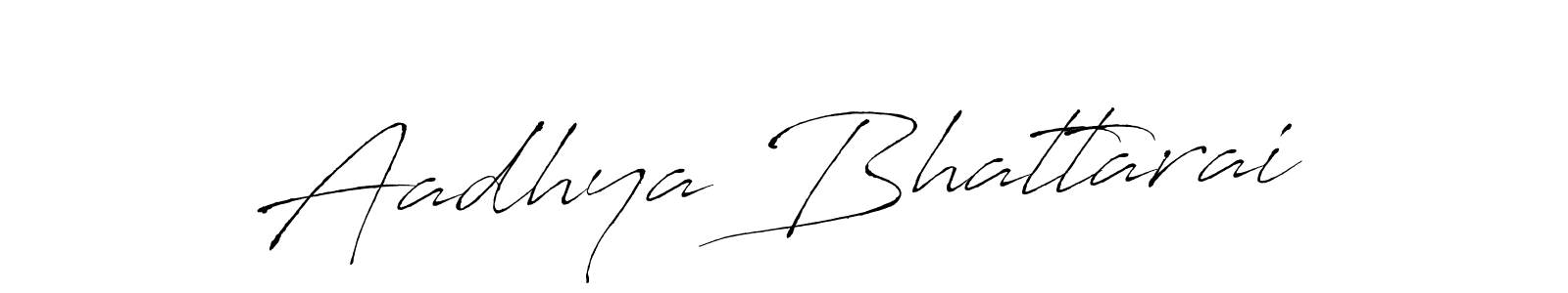 Design your own signature with our free online signature maker. With this signature software, you can create a handwritten (Antro_Vectra) signature for name Aadhya Bhattarai. Aadhya Bhattarai signature style 6 images and pictures png