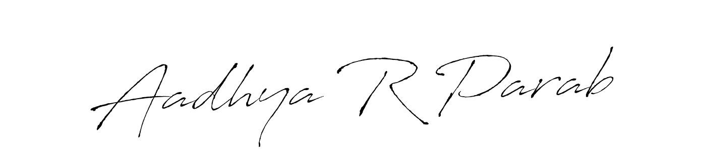 Once you've used our free online signature maker to create your best signature Antro_Vectra style, it's time to enjoy all of the benefits that Aadhya R Parab name signing documents. Aadhya R Parab signature style 6 images and pictures png