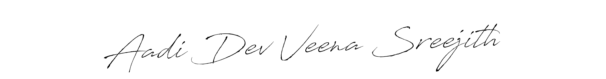 Also You can easily find your signature by using the search form. We will create Aadi Dev Veena Sreejith name handwritten signature images for you free of cost using Antro_Vectra sign style. Aadi Dev Veena Sreejith signature style 6 images and pictures png