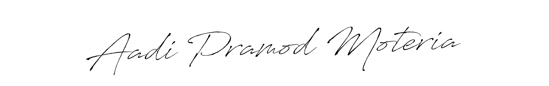 Use a signature maker to create a handwritten signature online. With this signature software, you can design (Antro_Vectra) your own signature for name Aadi Pramod Moteria. Aadi Pramod Moteria signature style 6 images and pictures png