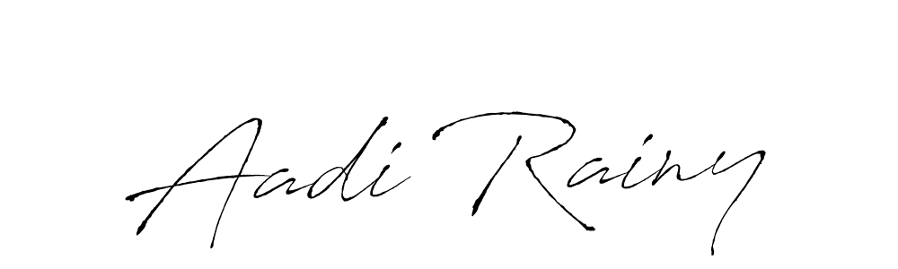 It looks lik you need a new signature style for name Aadi Rainy. Design unique handwritten (Antro_Vectra) signature with our free signature maker in just a few clicks. Aadi Rainy signature style 6 images and pictures png