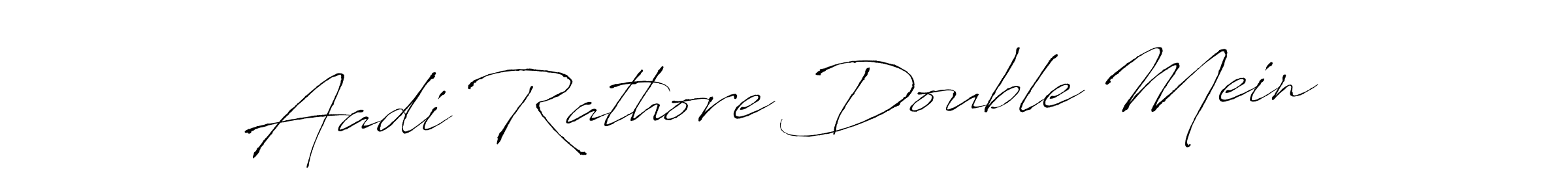 Create a beautiful signature design for name Aadi Rathore Double Mein. With this signature (Antro_Vectra) fonts, you can make a handwritten signature for free. Aadi Rathore Double Mein signature style 6 images and pictures png