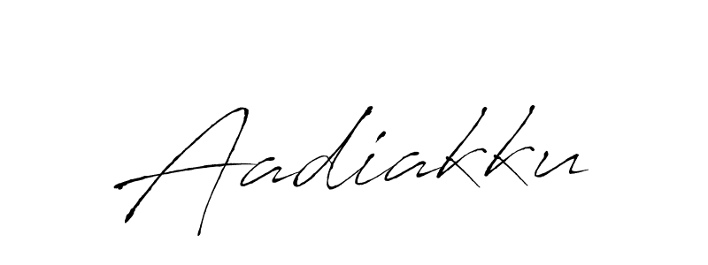 Make a beautiful signature design for name Aadiakku. With this signature (Antro_Vectra) style, you can create a handwritten signature for free. Aadiakku signature style 6 images and pictures png