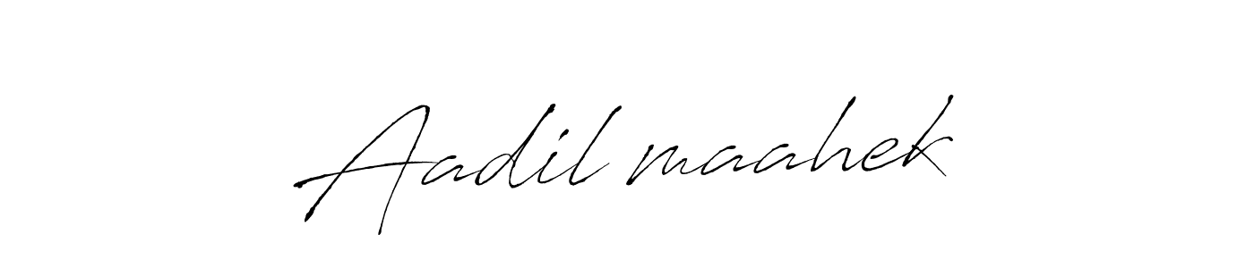 Use a signature maker to create a handwritten signature online. With this signature software, you can design (Antro_Vectra) your own signature for name Aadil✓maahek. Aadil✓maahek signature style 6 images and pictures png