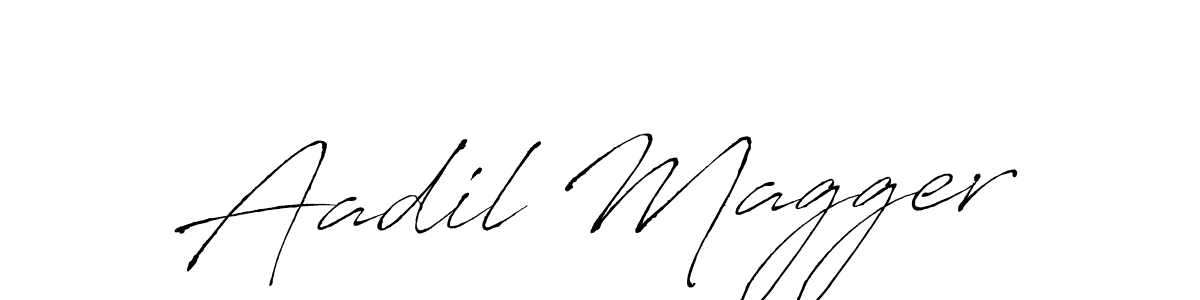 Make a beautiful signature design for name Aadil Magger. Use this online signature maker to create a handwritten signature for free. Aadil Magger signature style 6 images and pictures png