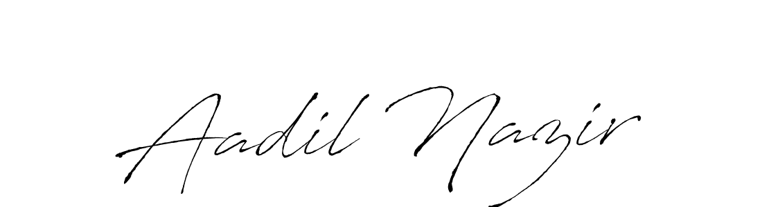 You can use this online signature creator to create a handwritten signature for the name Aadil Nazir. This is the best online autograph maker. Aadil Nazir signature style 6 images and pictures png