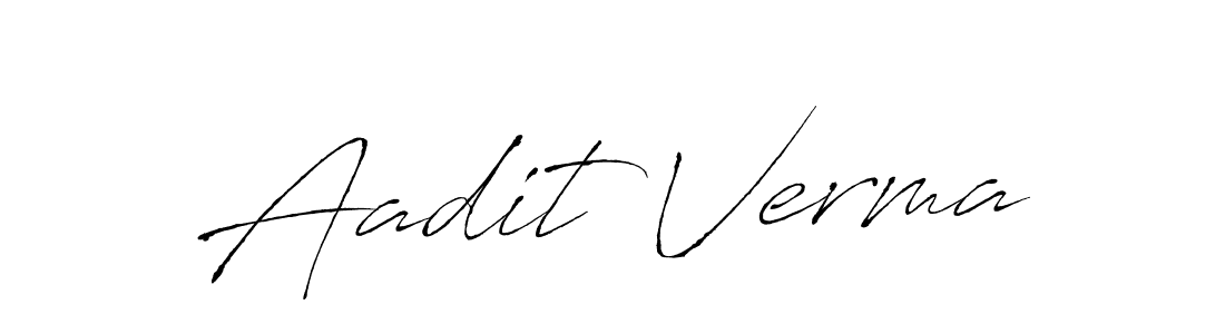 You can use this online signature creator to create a handwritten signature for the name Aadit Verma. This is the best online autograph maker. Aadit Verma signature style 6 images and pictures png