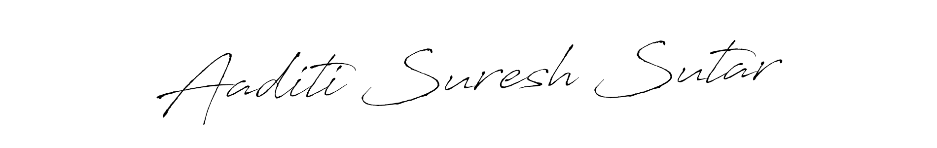 Use a signature maker to create a handwritten signature online. With this signature software, you can design (Antro_Vectra) your own signature for name Aaditi Suresh Sutar. Aaditi Suresh Sutar signature style 6 images and pictures png