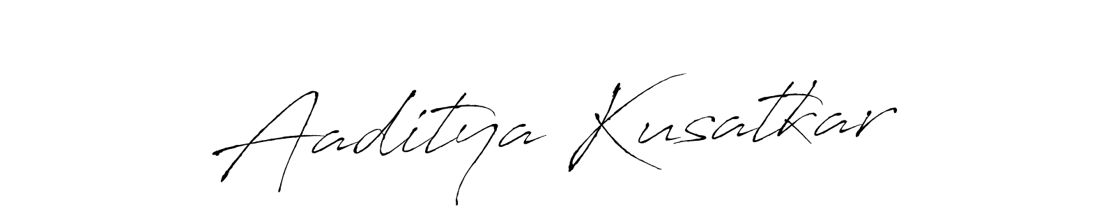 Aaditya Kusatkar stylish signature style. Best Handwritten Sign (Antro_Vectra) for my name. Handwritten Signature Collection Ideas for my name Aaditya Kusatkar. Aaditya Kusatkar signature style 6 images and pictures png