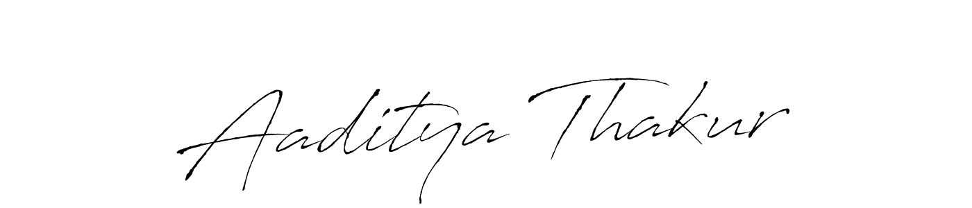 Design your own signature with our free online signature maker. With this signature software, you can create a handwritten (Antro_Vectra) signature for name Aaditya Thakur. Aaditya Thakur signature style 6 images and pictures png