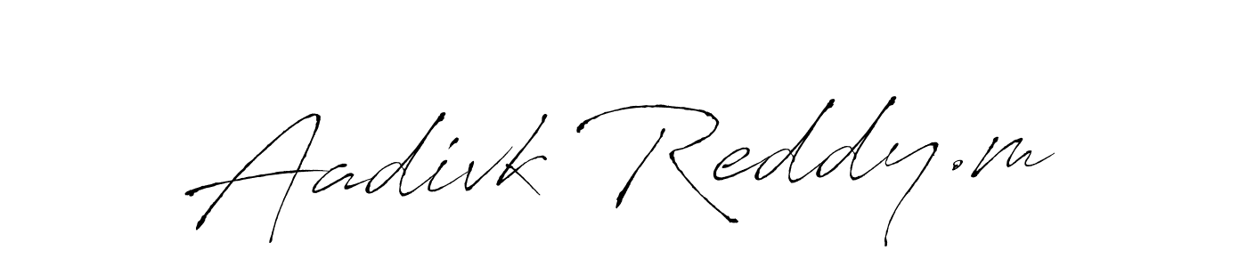 Use a signature maker to create a handwritten signature online. With this signature software, you can design (Antro_Vectra) your own signature for name Aadivk Reddy.m. Aadivk Reddy.m signature style 6 images and pictures png