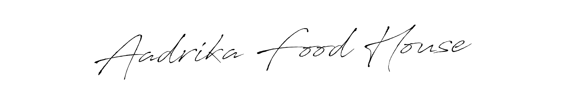 Create a beautiful signature design for name Aadrika Food House. With this signature (Antro_Vectra) fonts, you can make a handwritten signature for free. Aadrika Food House signature style 6 images and pictures png