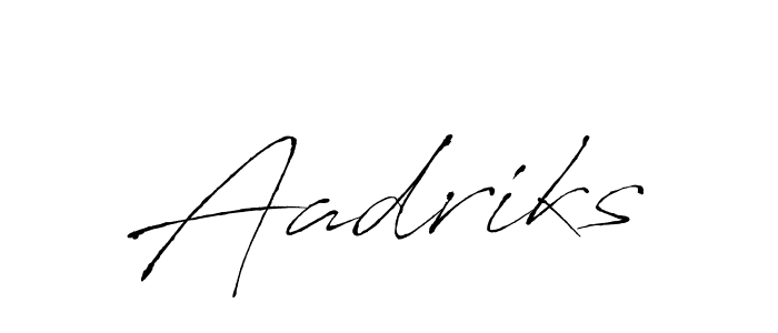 How to make Aadriks signature? Antro_Vectra is a professional autograph style. Create handwritten signature for Aadriks name. Aadriks signature style 6 images and pictures png