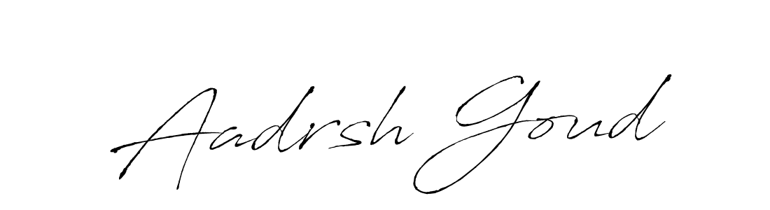Make a short Aadrsh Goud signature style. Manage your documents anywhere anytime using Antro_Vectra. Create and add eSignatures, submit forms, share and send files easily. Aadrsh Goud signature style 6 images and pictures png