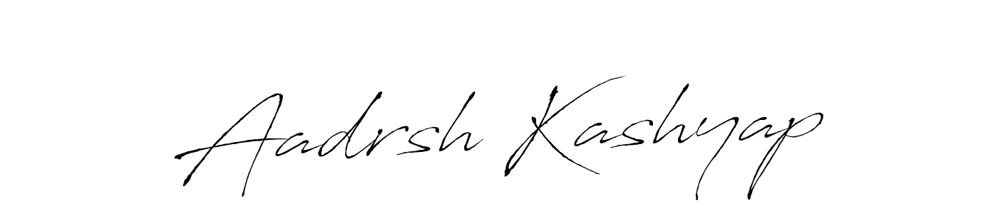 Antro_Vectra is a professional signature style that is perfect for those who want to add a touch of class to their signature. It is also a great choice for those who want to make their signature more unique. Get Aadrsh Kashyap name to fancy signature for free. Aadrsh Kashyap signature style 6 images and pictures png