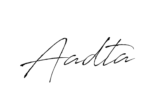 Antro_Vectra is a professional signature style that is perfect for those who want to add a touch of class to their signature. It is also a great choice for those who want to make their signature more unique. Get Aadta name to fancy signature for free. Aadta signature style 6 images and pictures png