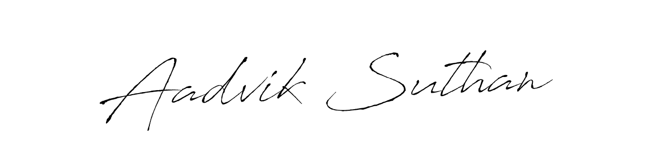 You can use this online signature creator to create a handwritten signature for the name Aadvik Suthan. This is the best online autograph maker. Aadvik Suthan signature style 6 images and pictures png