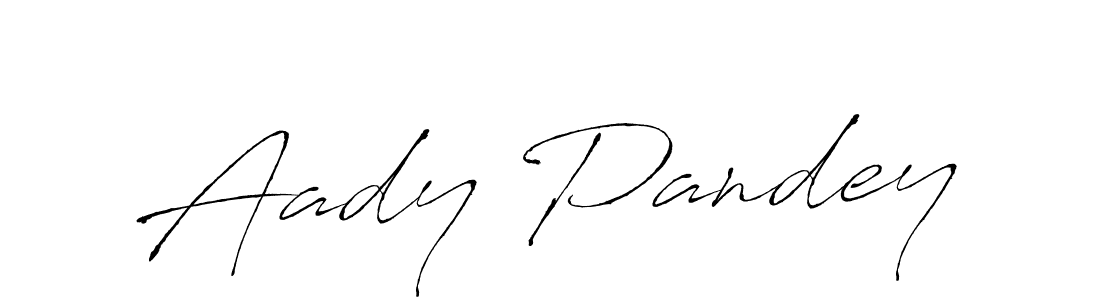 Aady Pandey stylish signature style. Best Handwritten Sign (Antro_Vectra) for my name. Handwritten Signature Collection Ideas for my name Aady Pandey. Aady Pandey signature style 6 images and pictures png