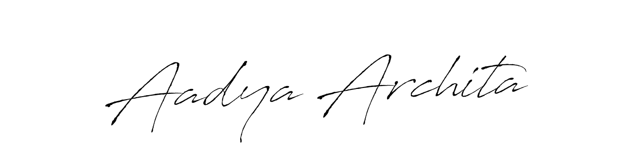 Use a signature maker to create a handwritten signature online. With this signature software, you can design (Antro_Vectra) your own signature for name Aadya Archita. Aadya Archita signature style 6 images and pictures png