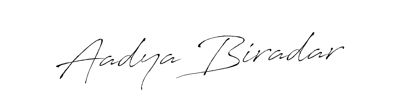 Design your own signature with our free online signature maker. With this signature software, you can create a handwritten (Antro_Vectra) signature for name Aadya Biradar. Aadya Biradar signature style 6 images and pictures png