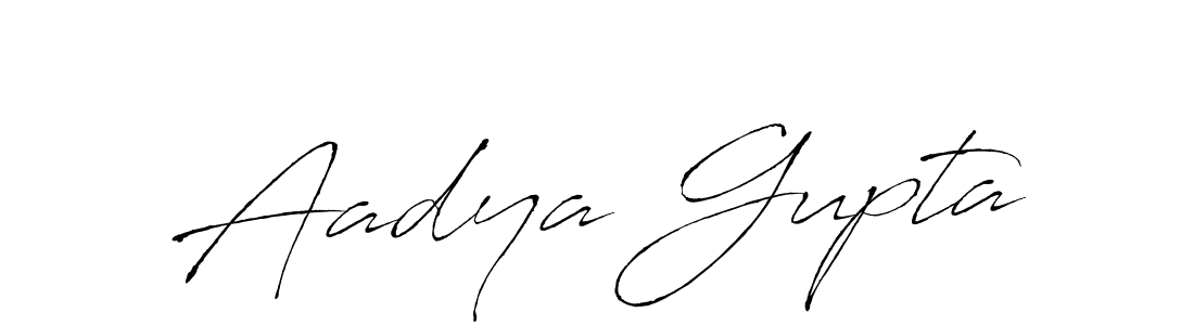 Create a beautiful signature design for name Aadya Gupta. With this signature (Antro_Vectra) fonts, you can make a handwritten signature for free. Aadya Gupta signature style 6 images and pictures png