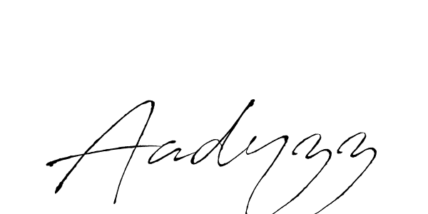 How to make Aadyzz signature? Antro_Vectra is a professional autograph style. Create handwritten signature for Aadyzz name. Aadyzz signature style 6 images and pictures png