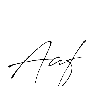 Use a signature maker to create a handwritten signature online. With this signature software, you can design (Antro_Vectra) your own signature for name Aaf. Aaf signature style 6 images and pictures png