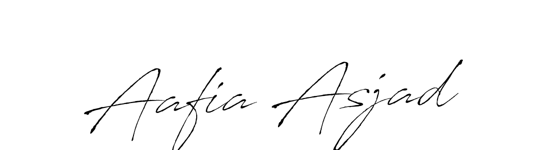 Design your own signature with our free online signature maker. With this signature software, you can create a handwritten (Antro_Vectra) signature for name Aafia Asjad. Aafia Asjad signature style 6 images and pictures png